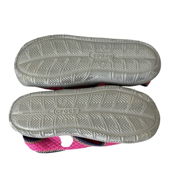 Crocs Swiftwater Sandals Pink Size 3 - Picture 4 of 6